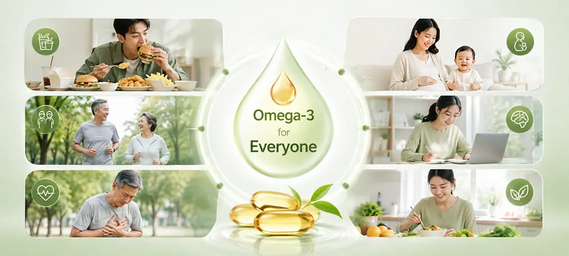 Omega-3 is suitable for