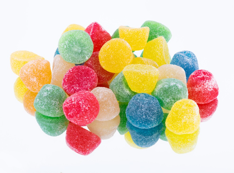 Application of erythritol in candy making