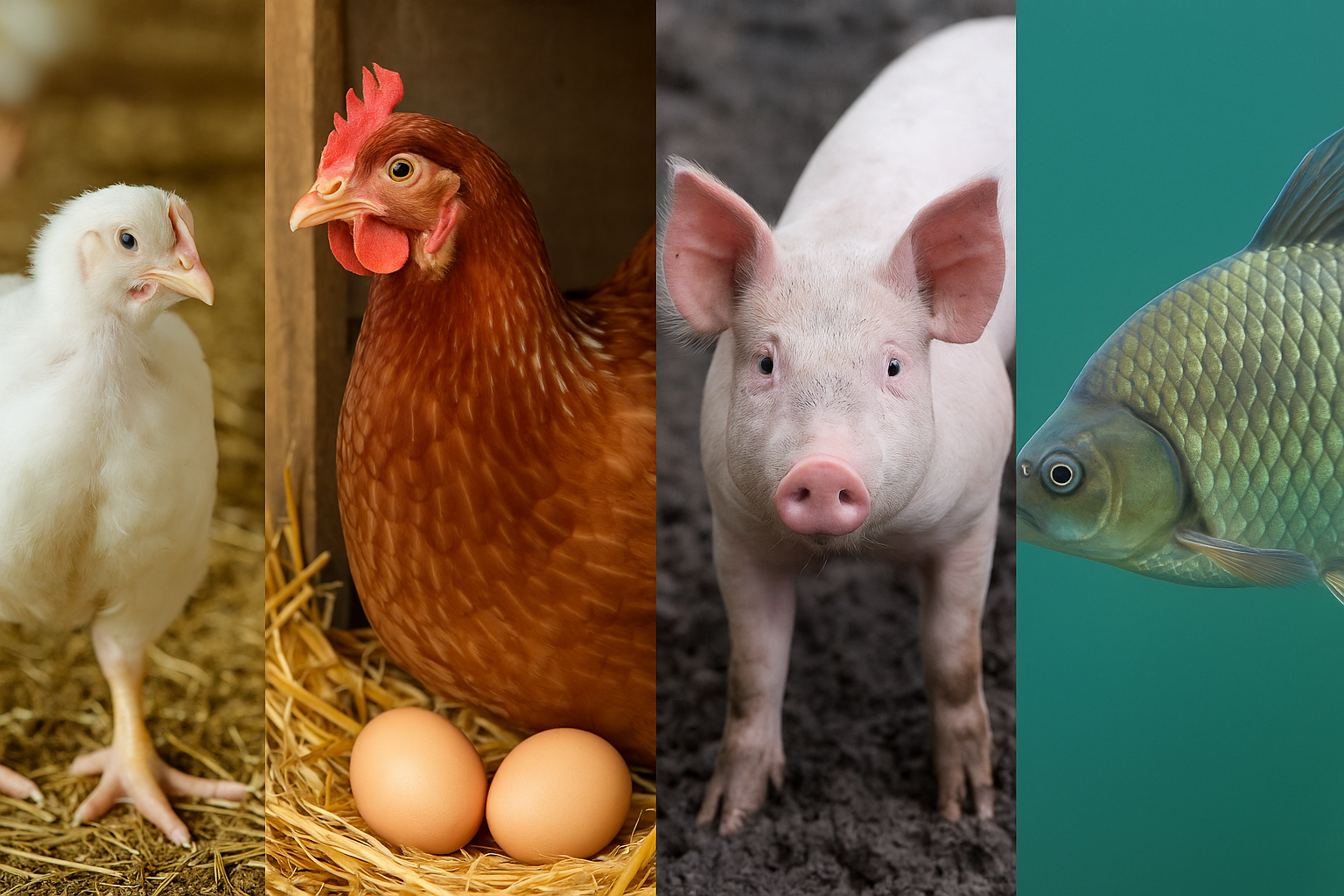 Application of monocalcium phosphate in feed