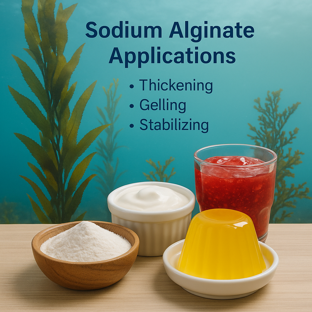 applications of sodium alginate