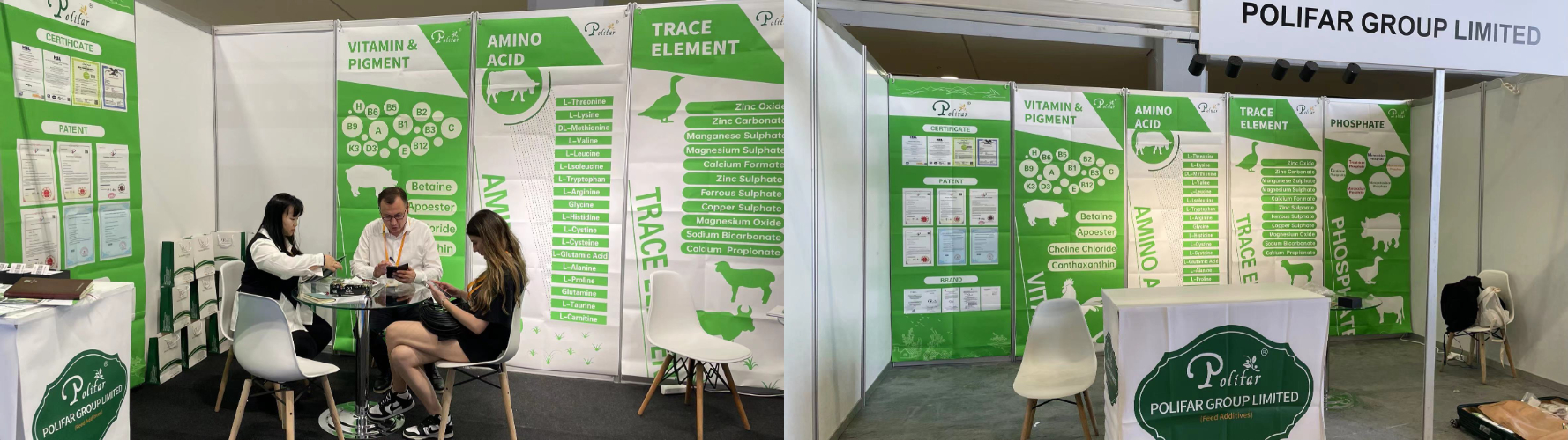 At the Feed Additives Exhibition