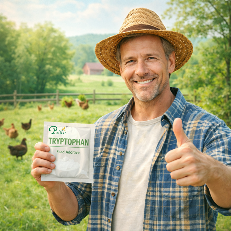 Tryptophan in poultry feed
