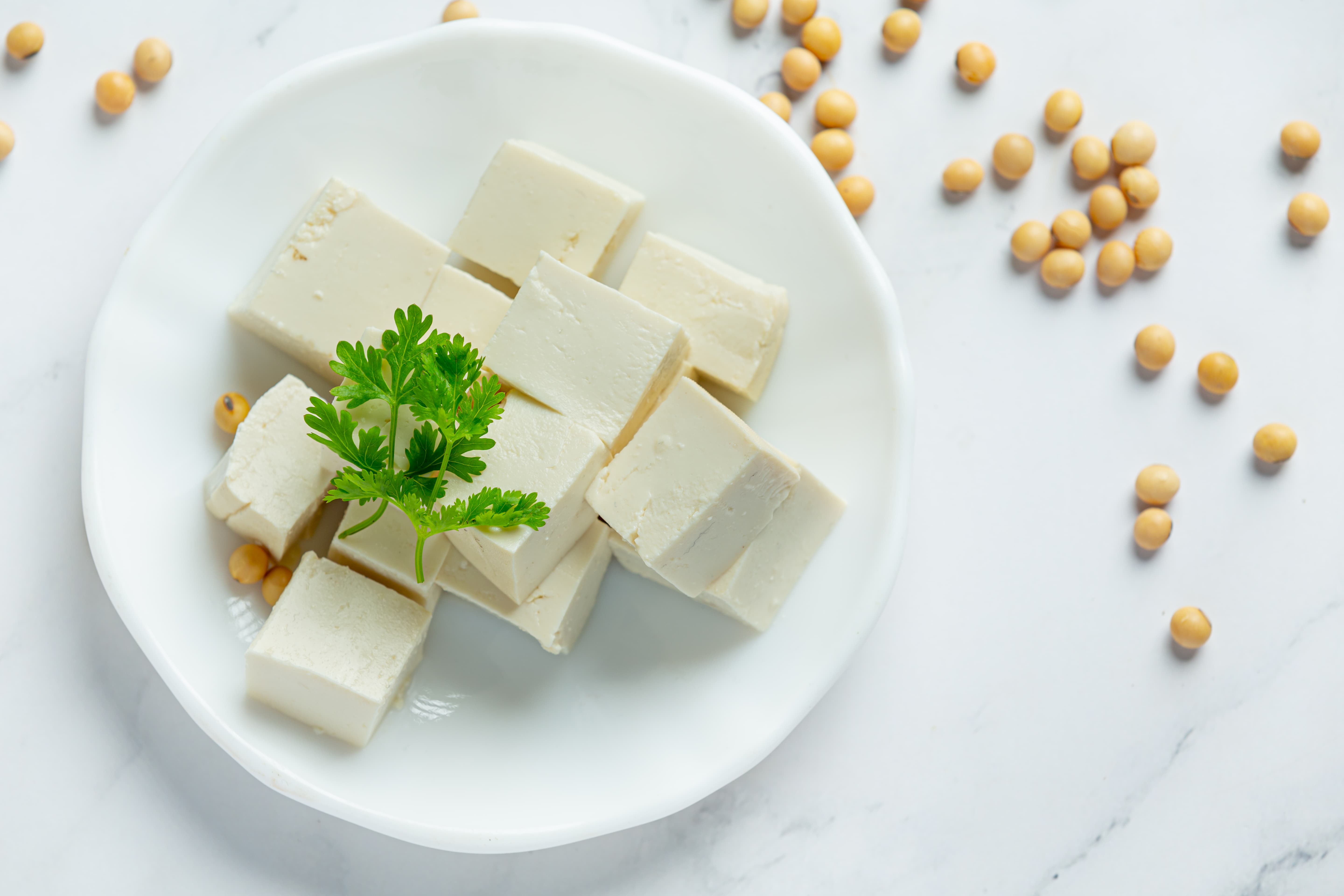Food-grade calcium sulphate for toufu