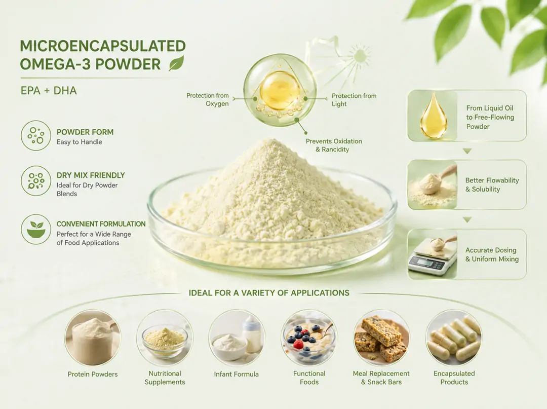 Microencapsulated Omega-3 Powder