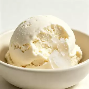 Ice Cream With Ice Crystals