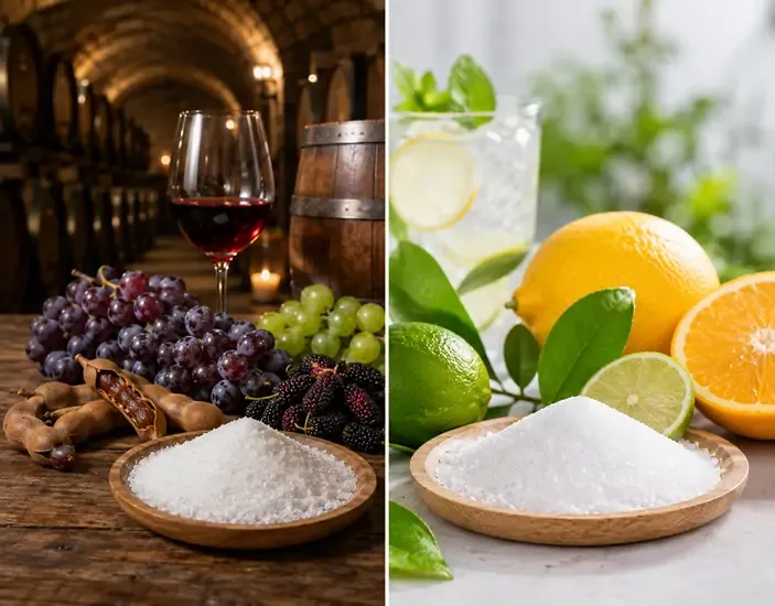 Tartaric Acid VS Citric Acid: What's The Difference?